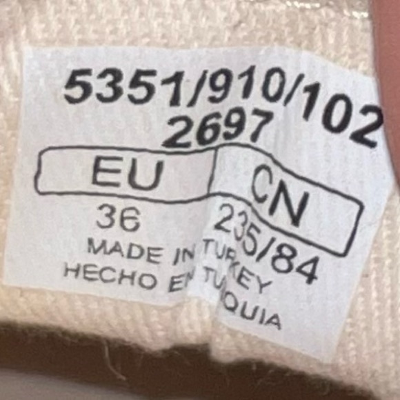 Zara Beige Nude Faux Leather Platform Sneakers - Size 6 (EU 36) - Picture 10 of 11